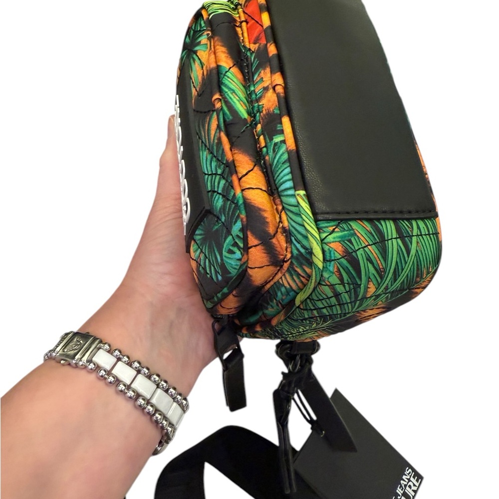 Versace Jeans Collection unisex jungle logo multicolor adjustable crossbody - Picture 5 of 15